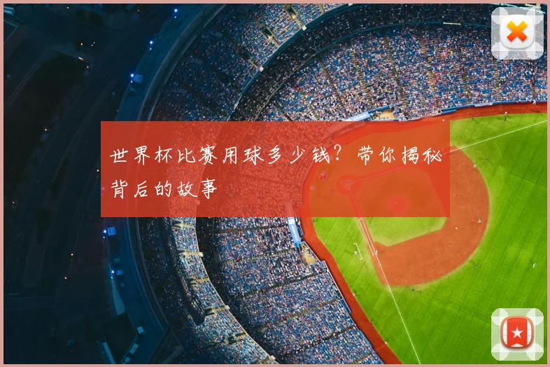世界杯比赛用球多少钱？带你揭秘背后的故事